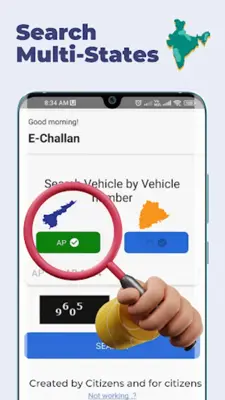 E Challan App Traffic Fines android App screenshot 5